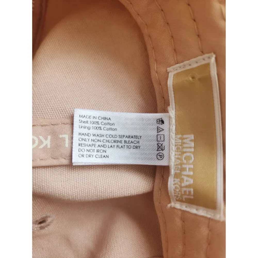 Michael Kors Pink Signature Print Adjustable Hat Cap
